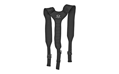 Black harness with adjustable straps