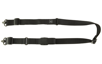 Two black adjustable camera straps on white background