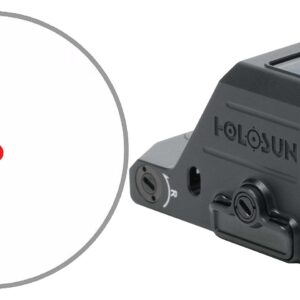 Holosun red dot sight with illuminated reticle