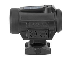 Compact black red dot sight optic
