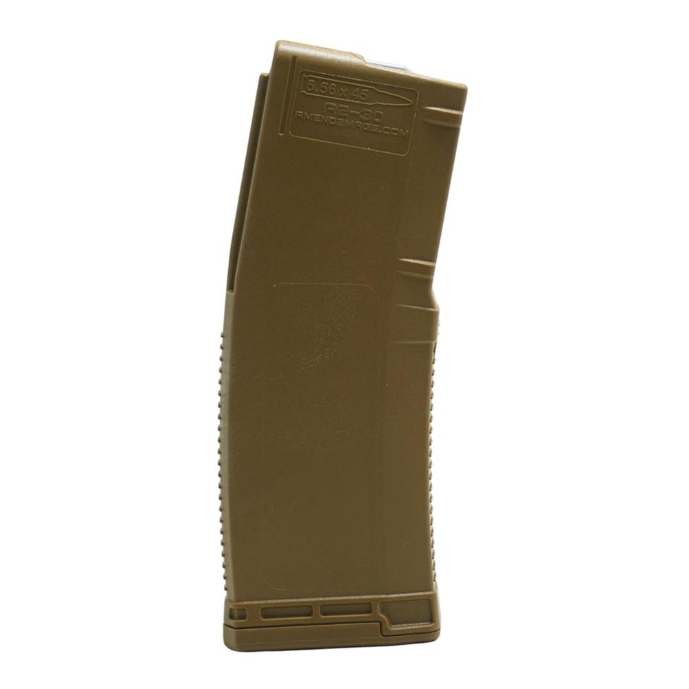 Brown 5.56mm 30-round rifle magazine