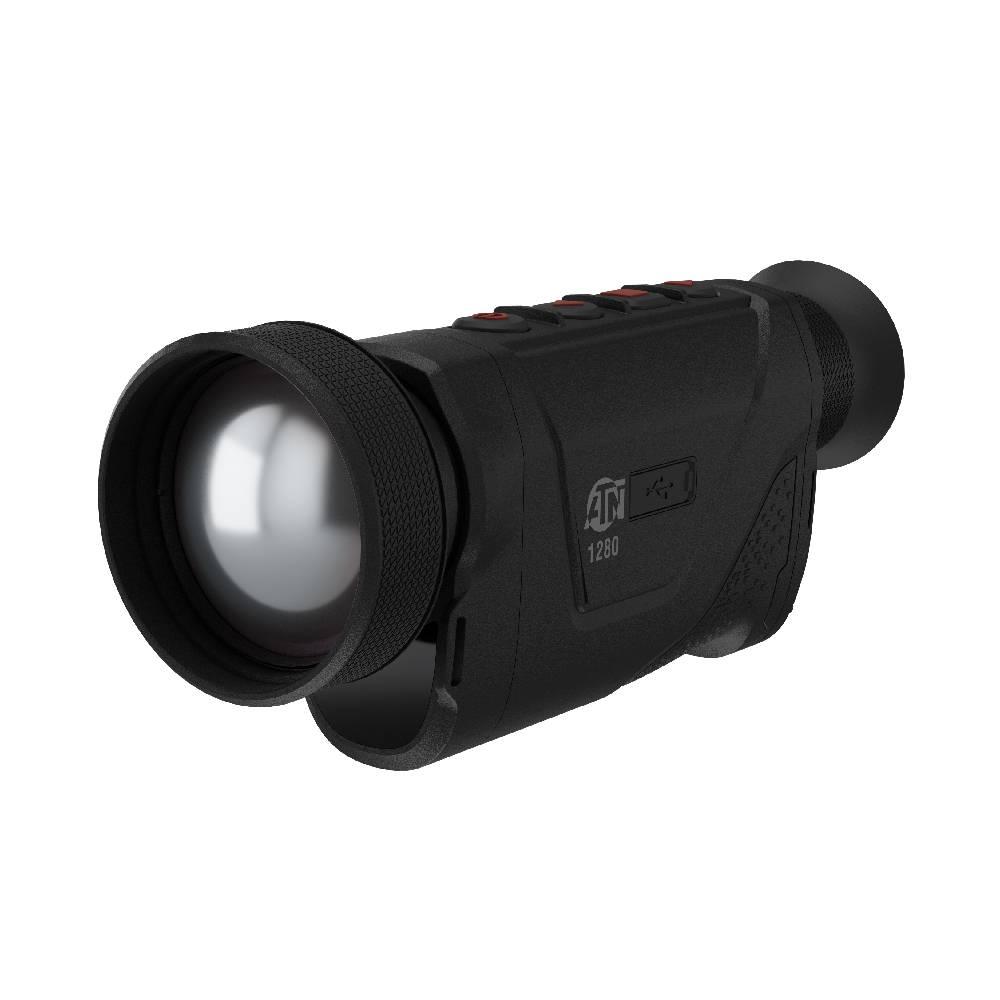 Black handheld thermal monocular device
