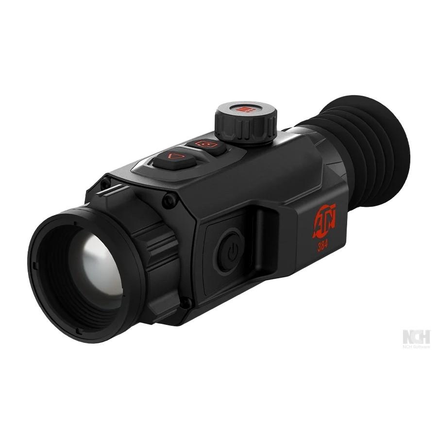 Black ATN 384 thermal monocular device