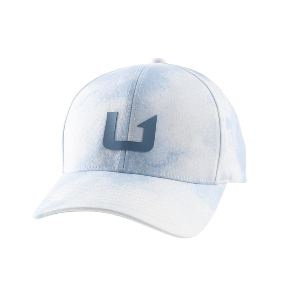 Light blue baseball cap with stylized U logo