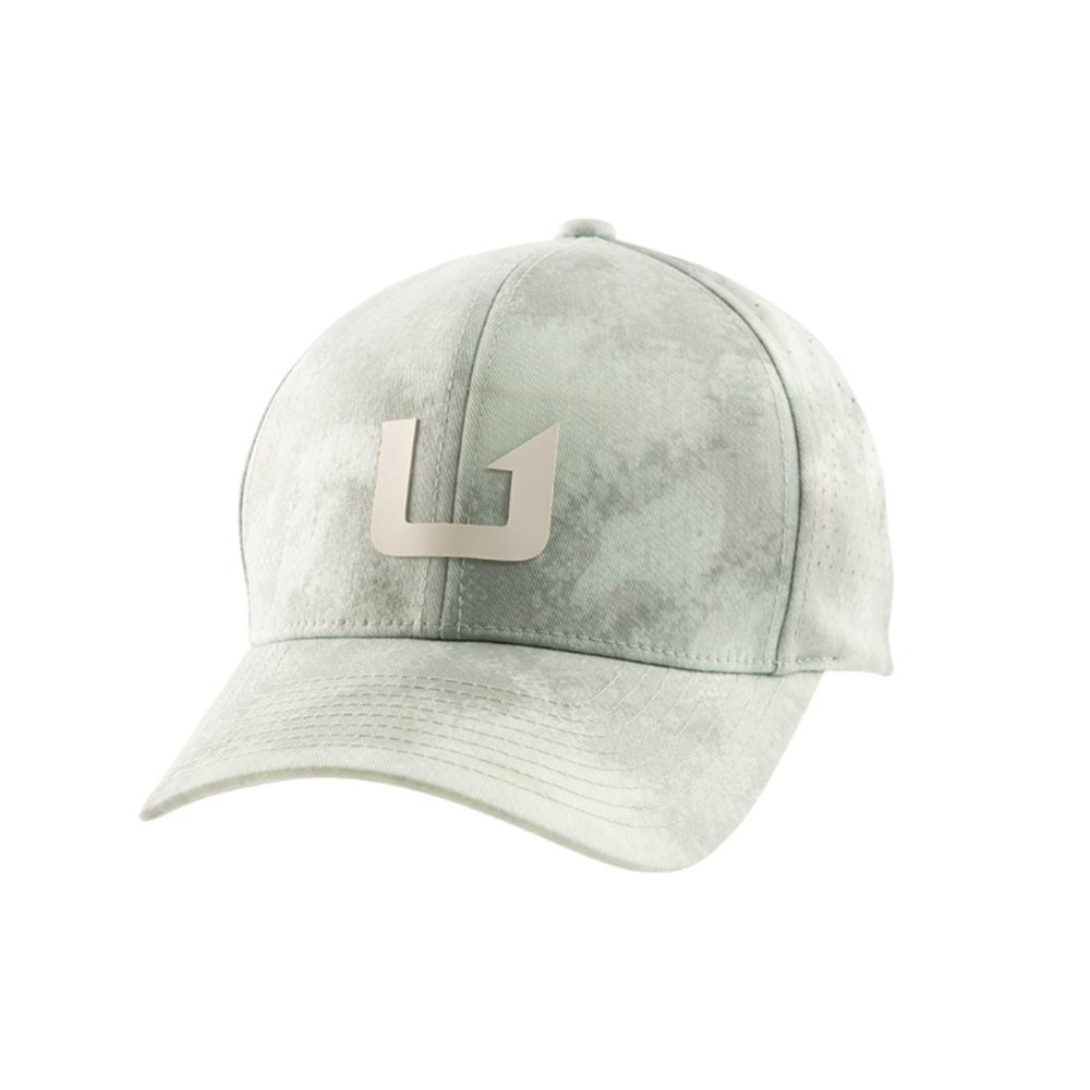 Light green baseball cap with raised logo