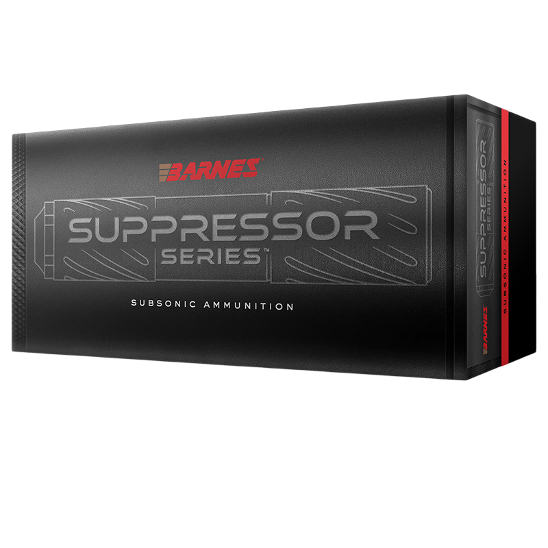 Barnes Suppressor Series subsonic ammunition box