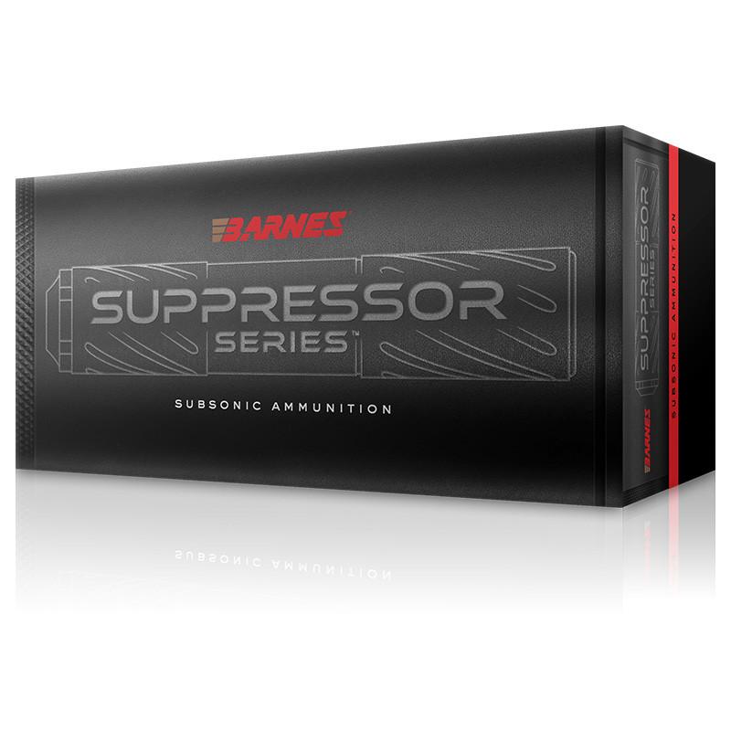 Barnes Suppressor Series subsonic ammunition box