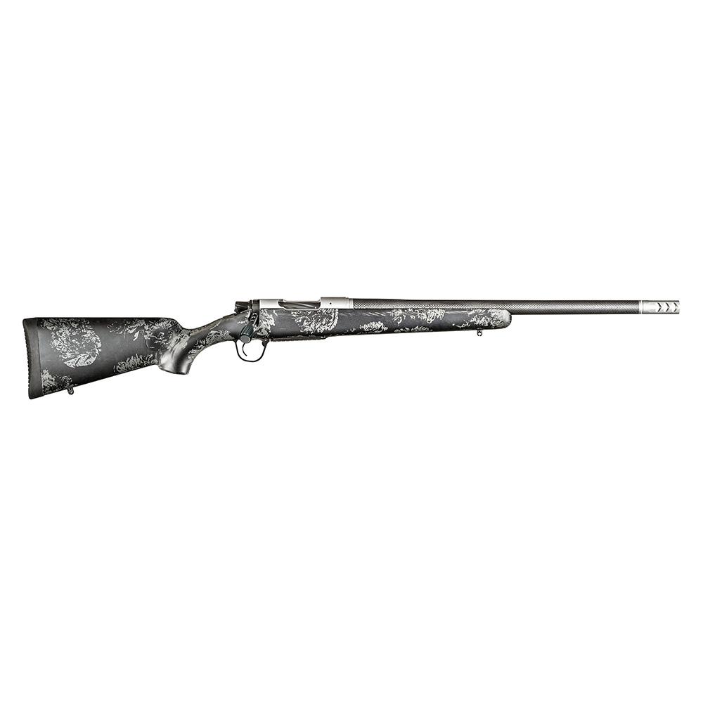 Decorative bolt-action rifle with floral design
