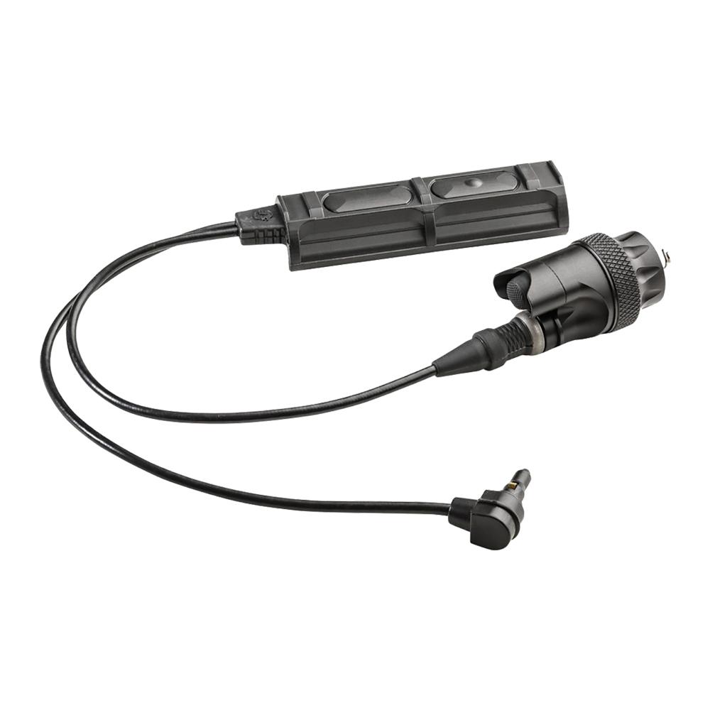 Tactical flashlight remote pressure switch with cable