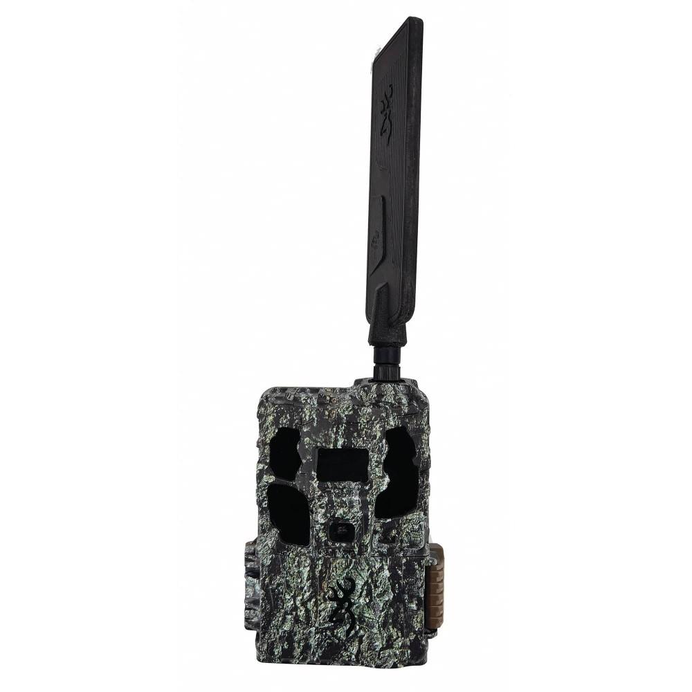 Camouflage trail camera with external antenna