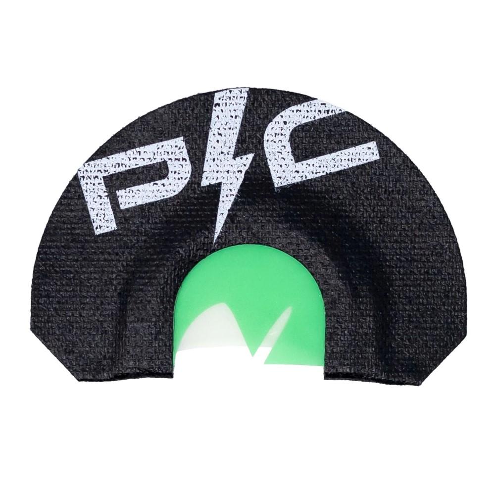 Black PLC device with green dome center
