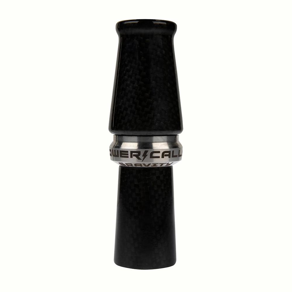 Carbon fiber duck call with metal band