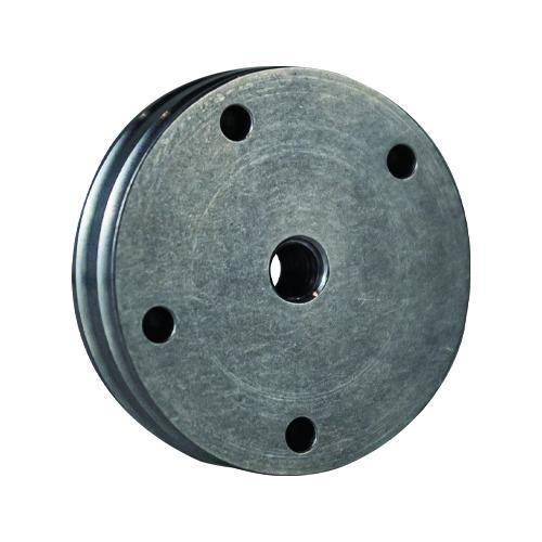 Metal disc with holes for fastening