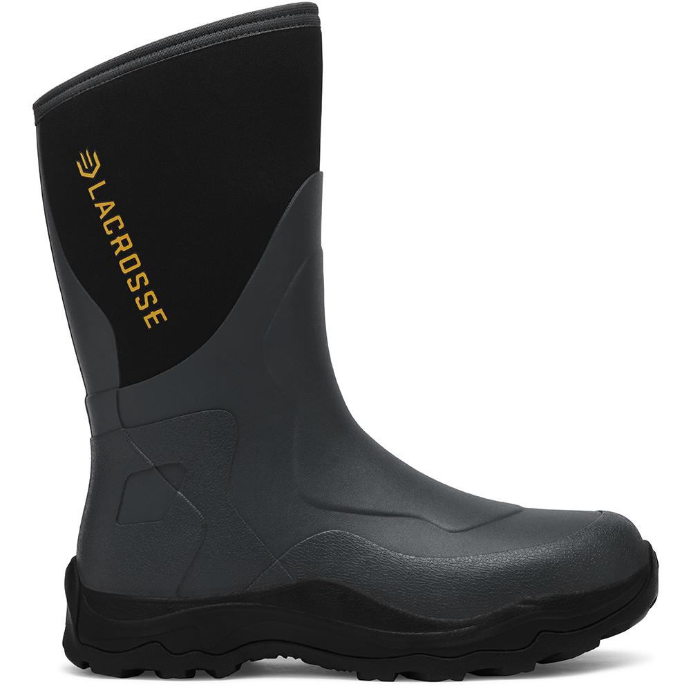 Black LaCrosse winter boot side view