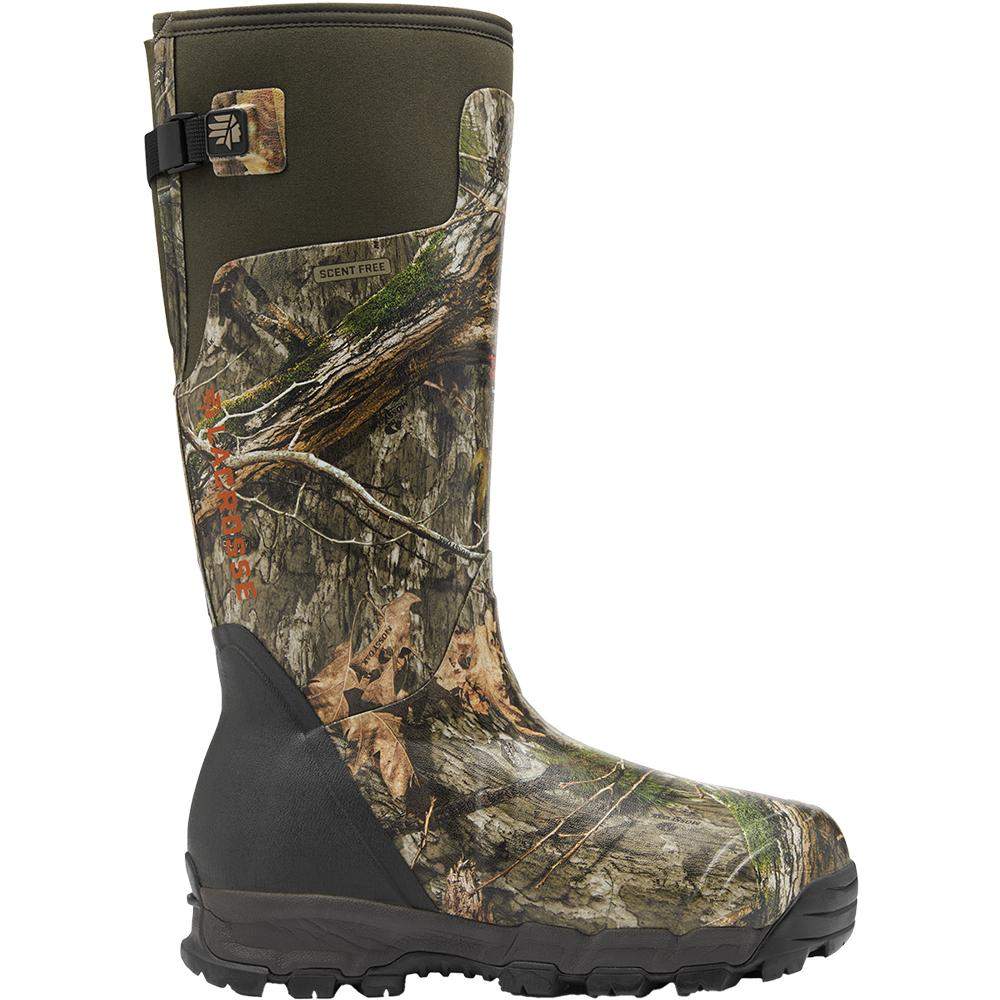Camouflage waterproof hunting boot with rugged sole