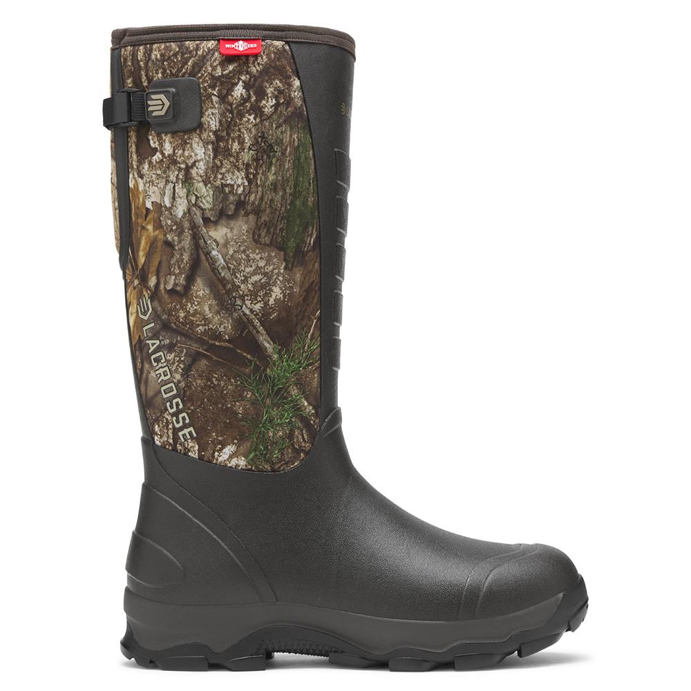 Camouflage insulated rubber hunting boot