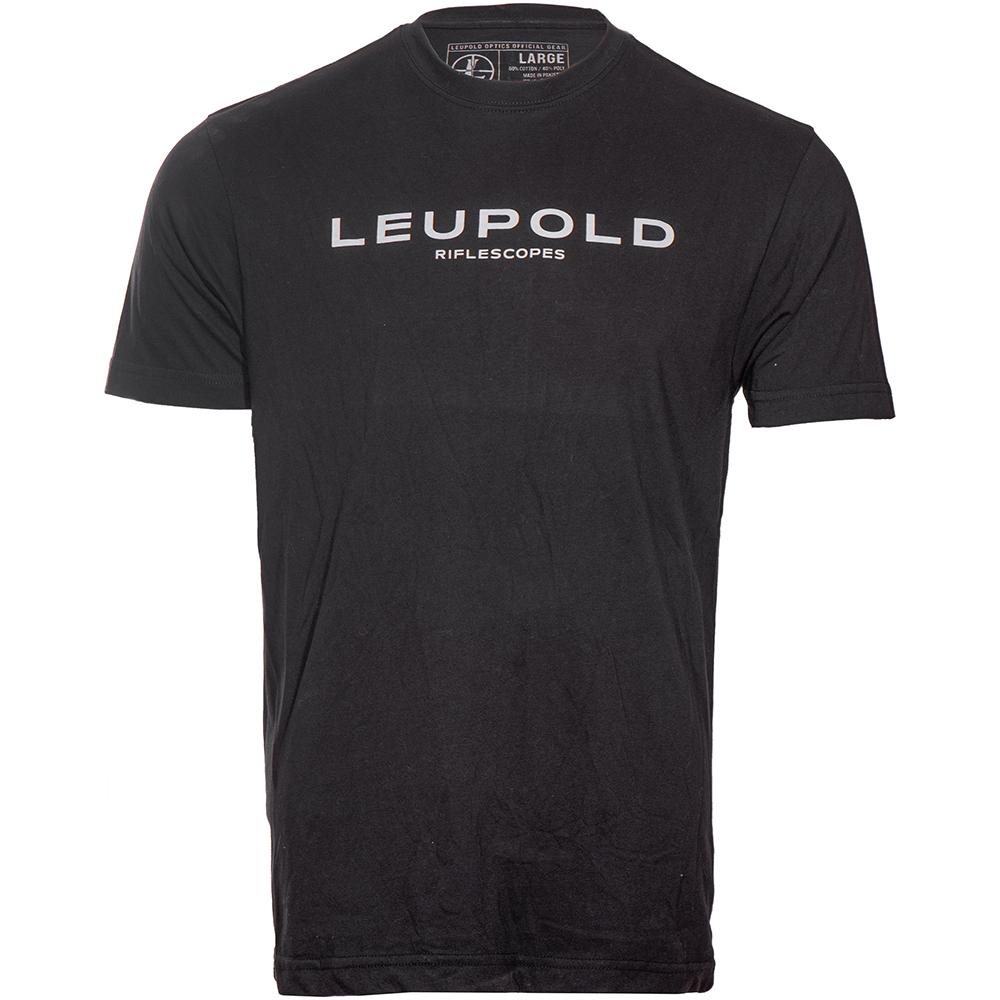 Black Leupold Riflescopes logo T-shirt