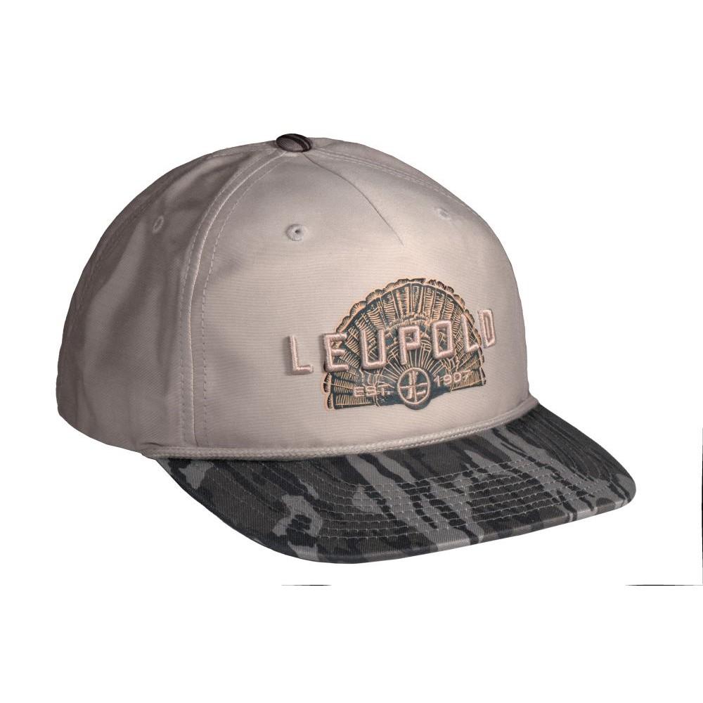 Beige LEGION baseball cap with camo brim