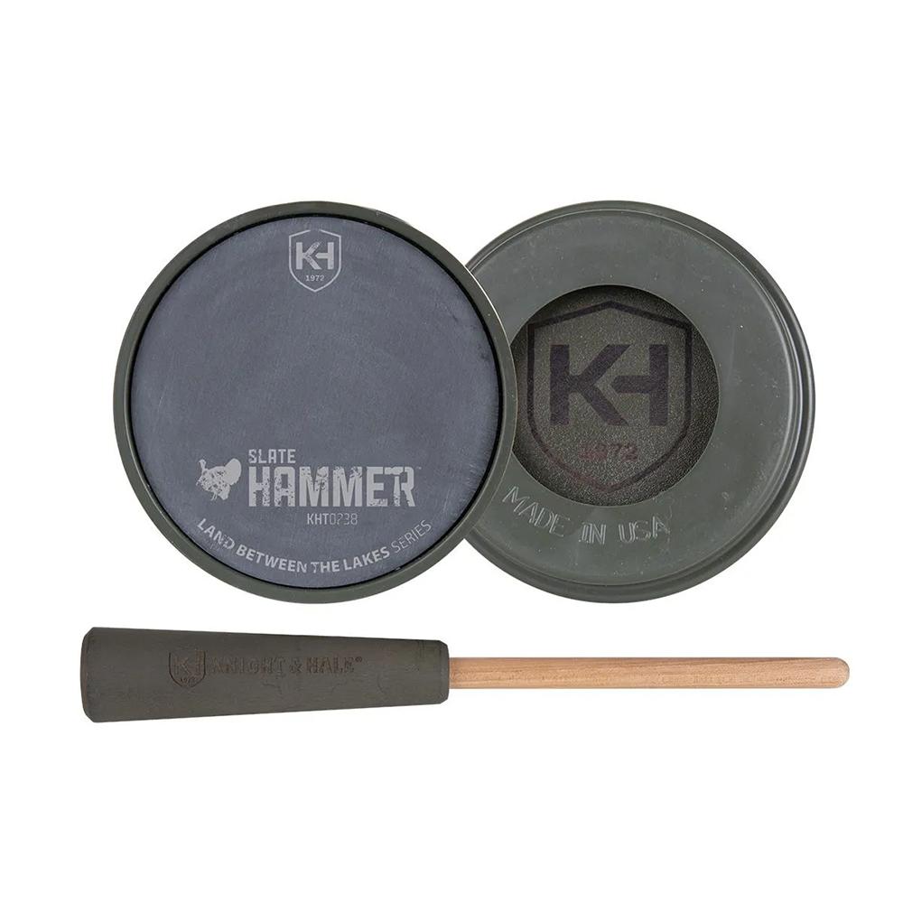 Slate turkey call with striker and lid