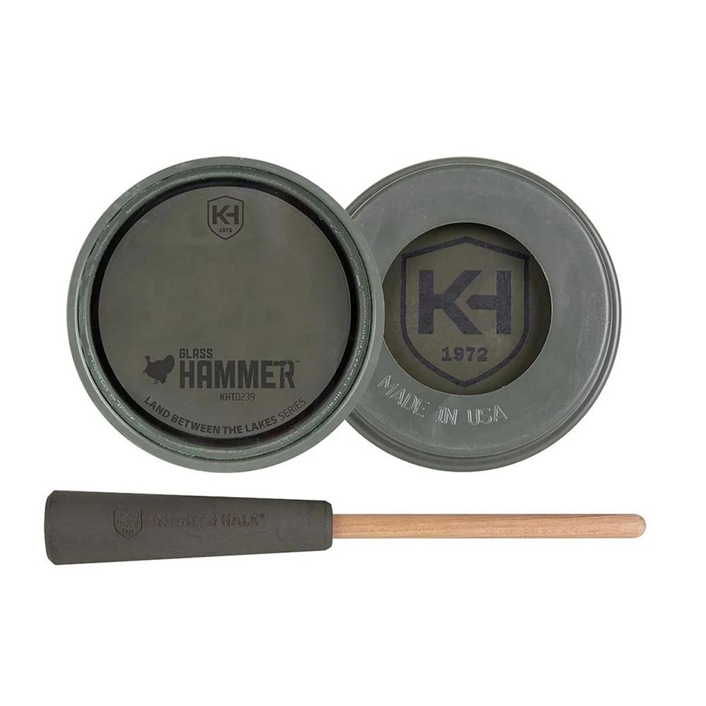 Knight & Hale glass turkey call set
