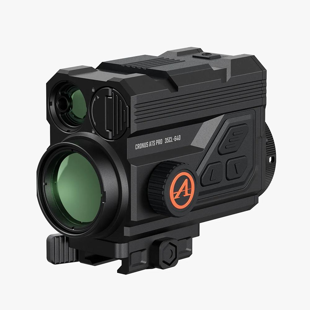 Black thermal scope with dual lenses