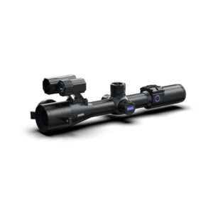 Tactical rifle scope with night vision attachment