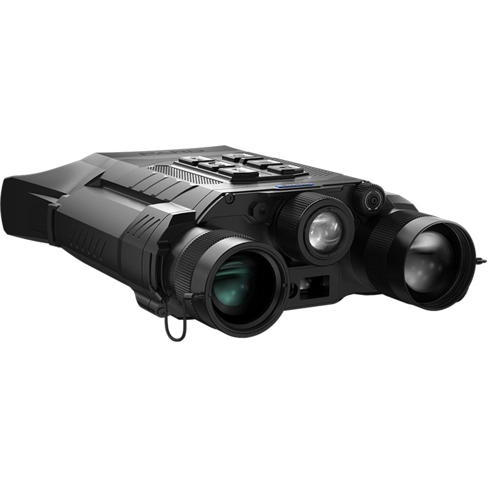 Advanced night vision binocular device with multiple lenses