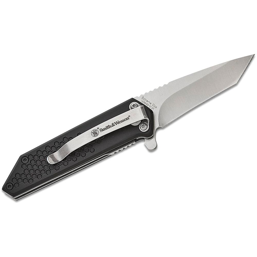 Smith & Wesson folding knife with serrated blade