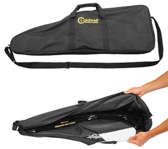 Black rifle case with strap