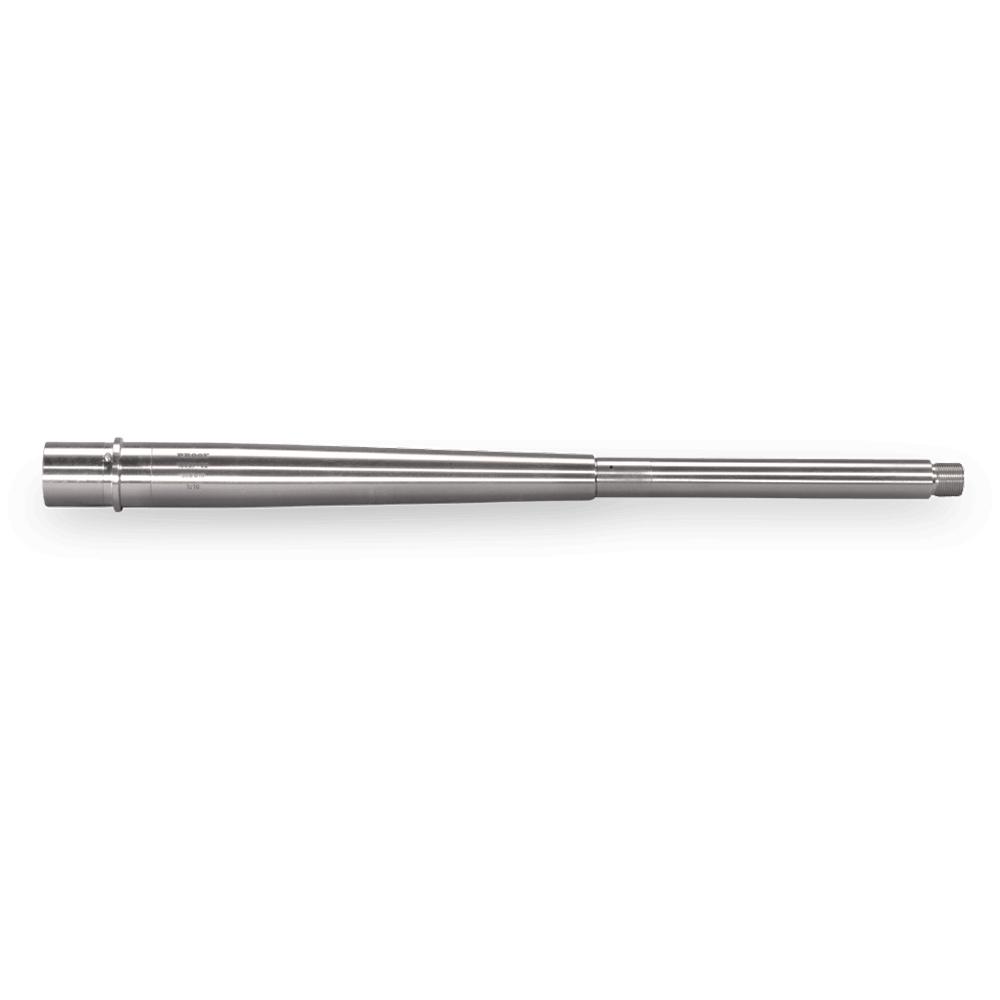 Precision machined metal shaft with threaded end