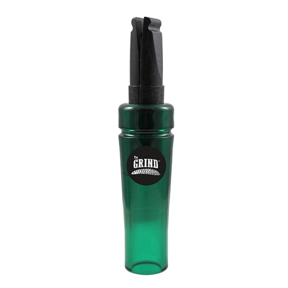Green duck call with black mouthpiece