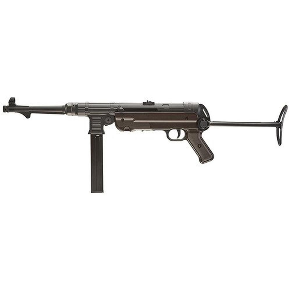 Side view of a firearm with stock extended