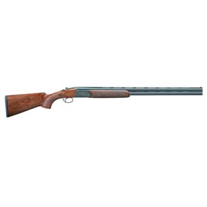 Double-barrel shotgun with wooden stock