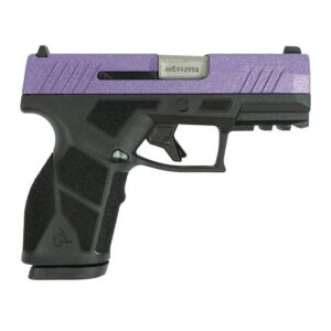 https3a2f2fmedia.chattanoogashooting.com2fimages2fproduct2ftx1gx2931sp2ftaurus gx2 purple sparkle handgun 9mm luger 13rd magazines 2 3.38 barrel black frame custom slide tx1gx2931sp 0000 right