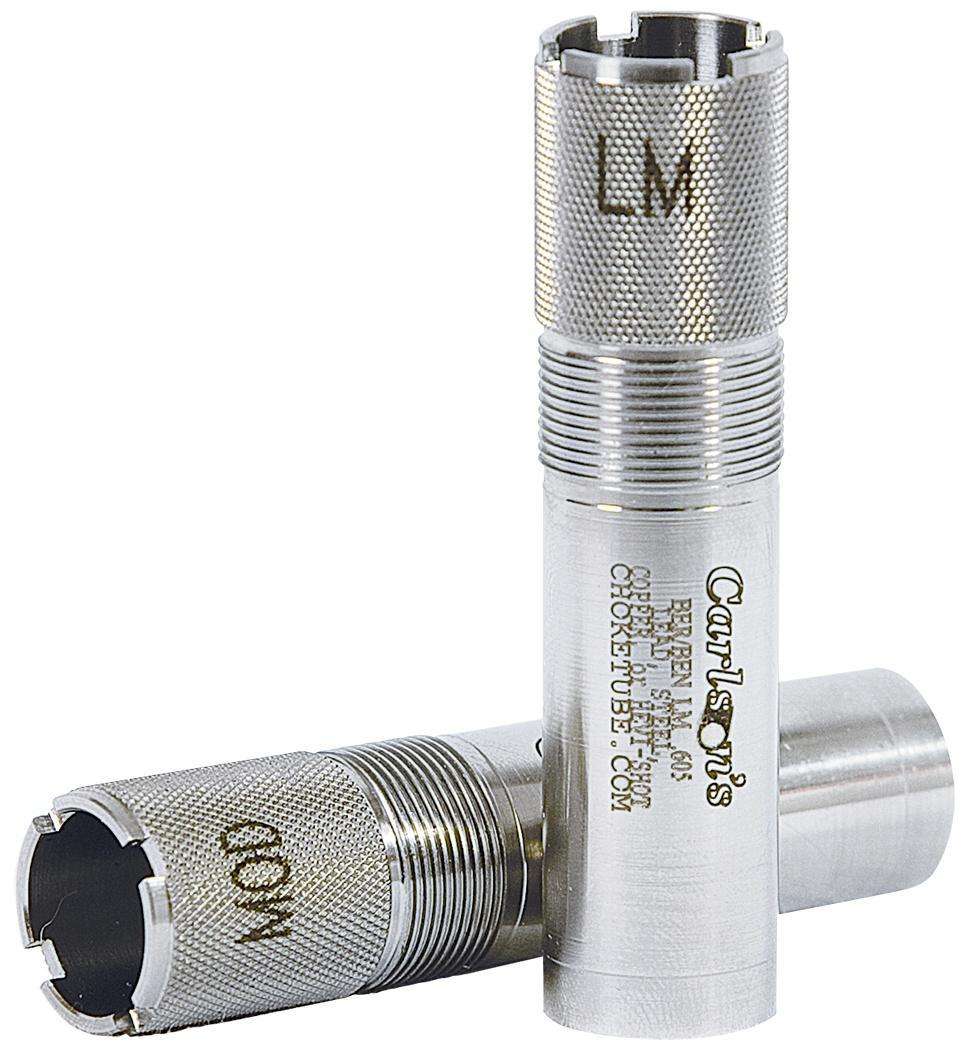 Two shotgun choke tubes in metallic finish.