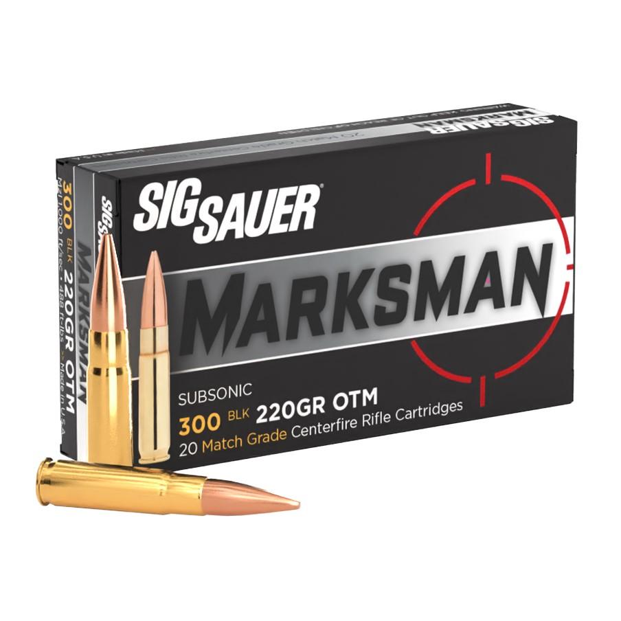 SIG SAUER Marksman rifle cartridges packaging