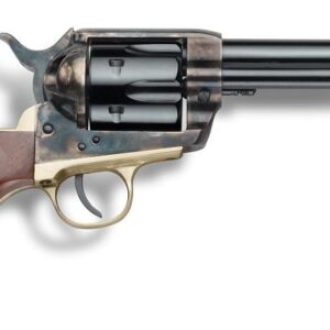 Classic revolver with wooden grip