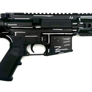 Side view of a modern firearm