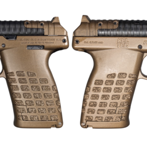 Kel-Tec PR-57 handgun side views on black