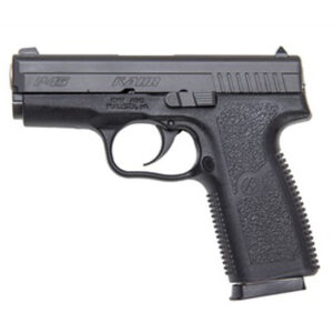 Compact black semi-automatic handgun