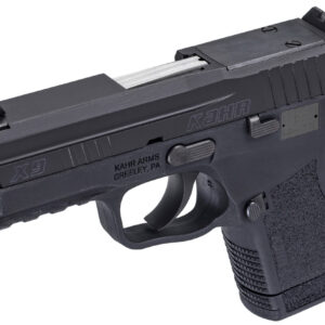Kahr X9 compact semi-automatic pistol on white background