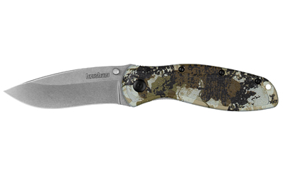 Kershaw folding knife with camouflage handle