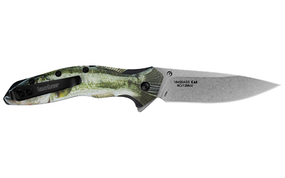 Camouflage handle folding knife with stainless steel blade