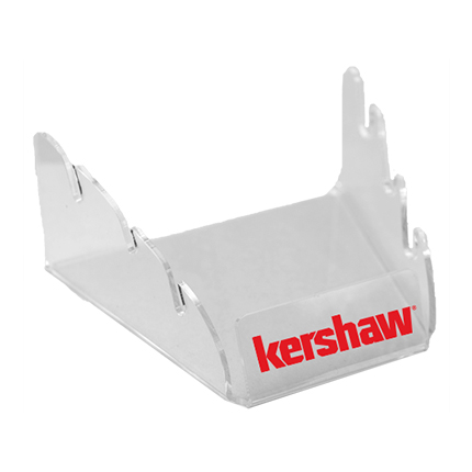 Clear acrylic Kershaw knife display stand