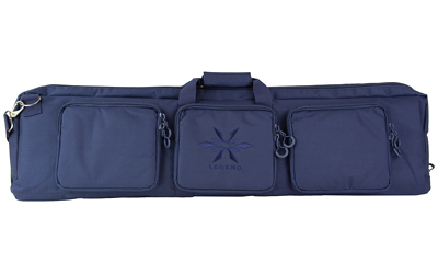 Navy blue multi-pocket duffel gear bag