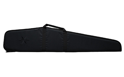 Black padded rifle case with handle