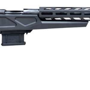 A modern rifle with tactical features
