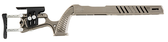 Rifle chassis for precision shooting