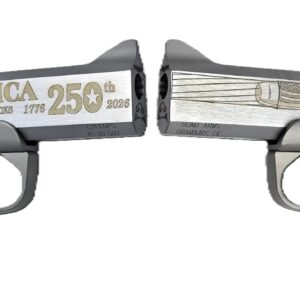 Engraved commemorative pistols with patriotic American theme
