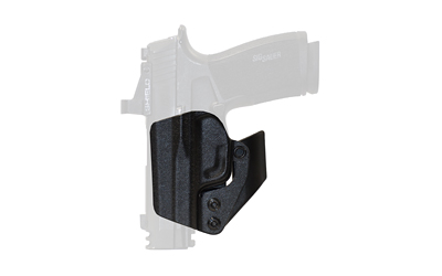 Black Kydex inside-waistband handgun holster with clip